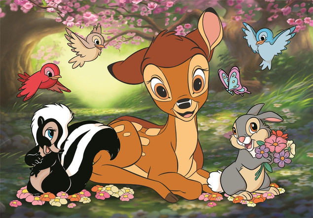 Clementoni Puzzle Disney BAMBI! 60 Super Color dla Dzieci 4+
