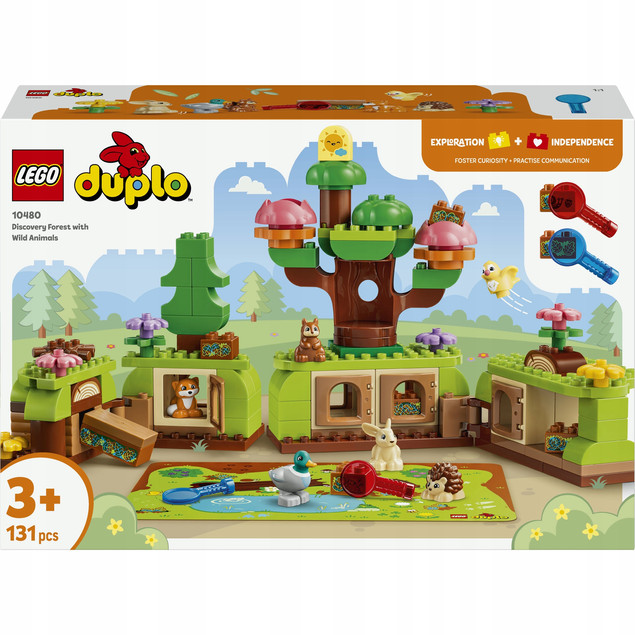 LEGO Duplo 10480 Las Odkrywców z Dzikimi Zwierzętami