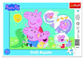 Trefl Puzzle Ramkowe 15 el. Świnka Peppa: Najmilsza Świnka