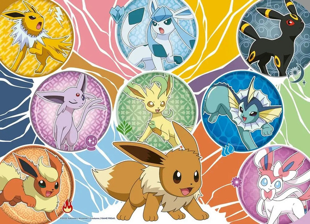Ravensburger Puzzle 4x100 elementów Pokemon