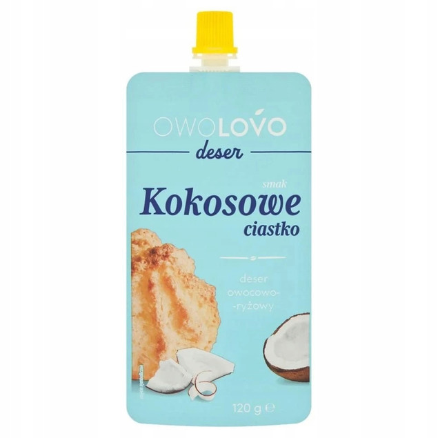 Deser ciastko kokosowe OWOLOVO 120g