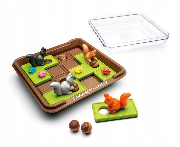 SQUIRRELS GO NUTS! Gra Planszowa Logiczna 6+ Smart Games