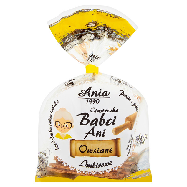ANIA Babci Ani Ciasteczka Owsiane Imbirowe 100g