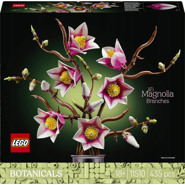 Tytuł
LEGO Botanicals 11510 Gałązki Magnolii Kwiaty dla Dorosłych