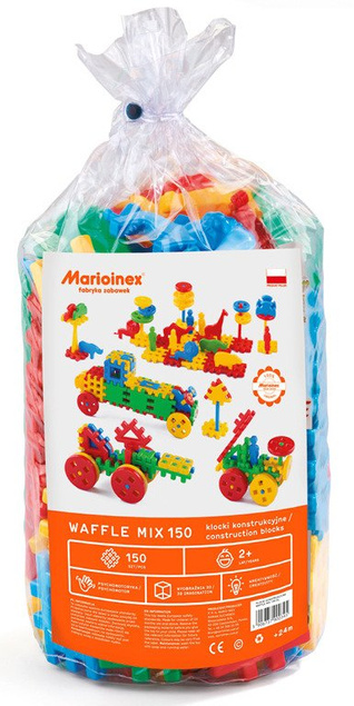 Klocki konstrukcyjne 150 el. MARIOINEX 900345