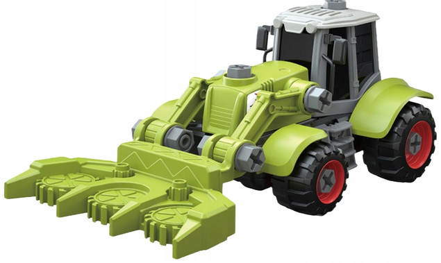 Traktor ASKATO 122076 Farm Town 1:16 Konstrukcyjny ze Śrubokrętem