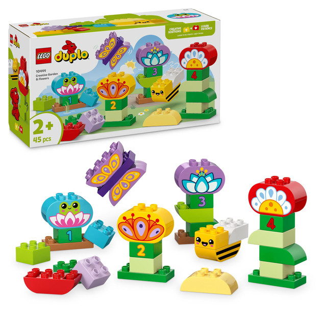LEGO DUPLO Kreatywny Ogród i Kwiaty 10444 – Klocki dla Dzieci