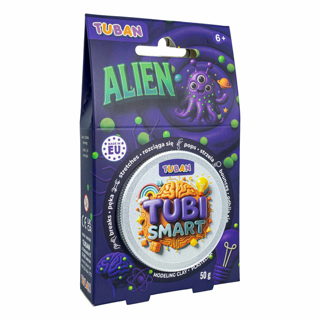 TUBI SMART PLASTELINA - ALIEN 50 g