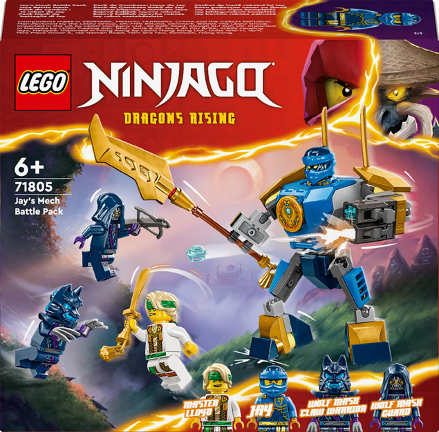 LEGO Ninjago Zestaw Bitewny Z Mechem Jaya 78el. 6+ 71805