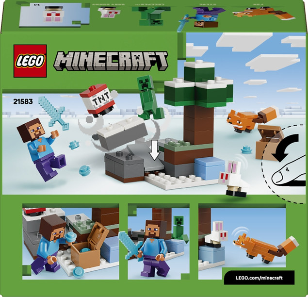 LEGO Minecraft Przygoda Steve’a w tajdze 21583