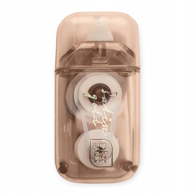 Korektor w taśmie myszka szkolny biurowy mini 6m Satin Gold Interdruk_3