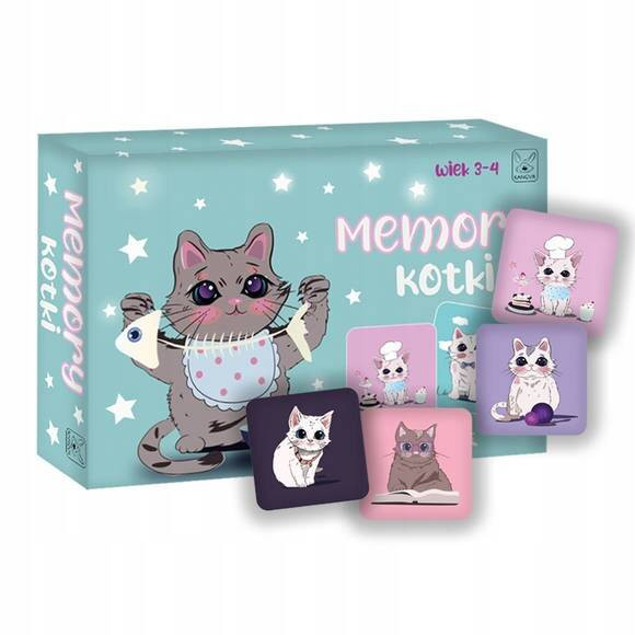 Memory Kotki - Gra pamięciowa dla dzieci