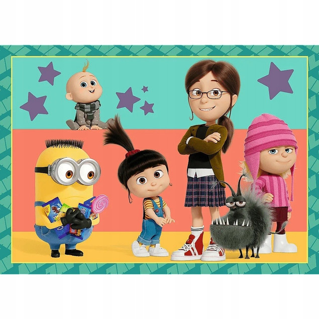 Puzzle 4w1 Minionki Zwariowane – Trefl