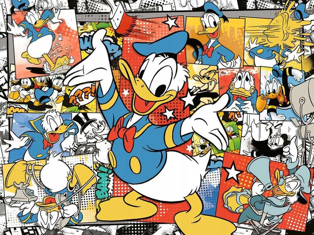 Puzzle 1500 el. Kaczor Donald Ravensburger