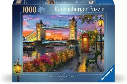 Puzzle 1000 Tower Bridge o zachodzie słońca