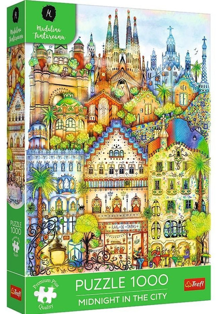 Puzzle Trefl 1000 elementów O północy w Barcelonie