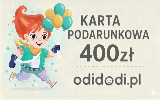 Karta Podarunkowa OdiDodi 400zł 