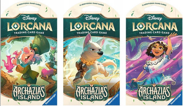 Disney Lorcana Archazia's Island Sleeved Booster Pack