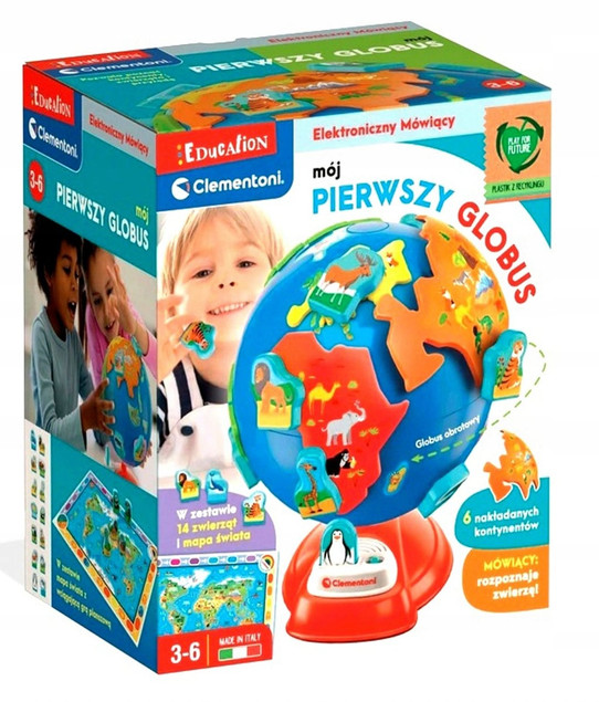 Clementoni Interaktywny globus przedszkolaka 50757