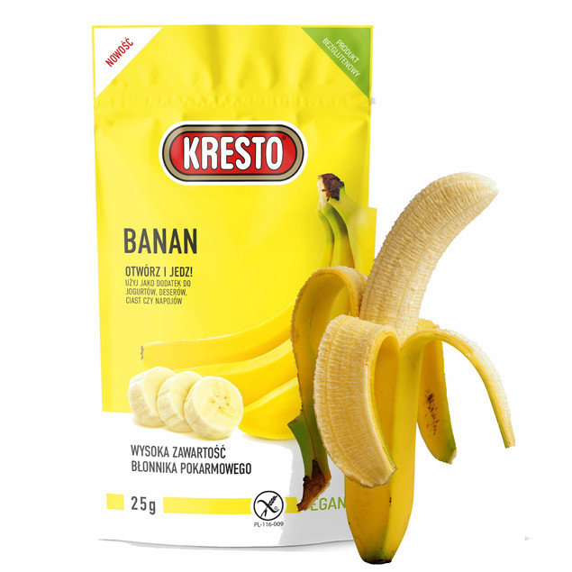 Banan liofilizowany Kresto 25g