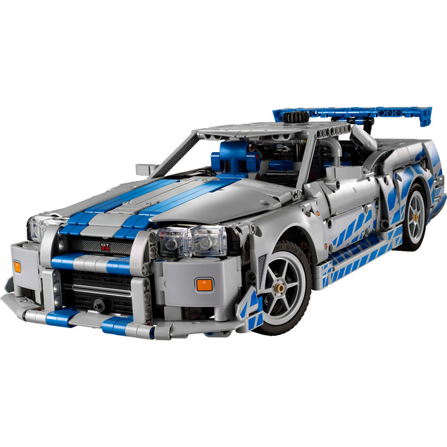 LEGO Technic 42210 Nissan Skyline GT-R (R34) "2 Szybcy i Wściekli" – Model Samochodu dla Dorosłych