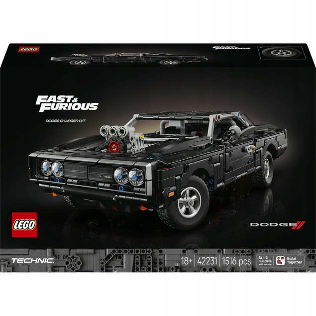 LEGO Technic 42231 Dodge Charger R/T Szybcy i Wściekli – Model Dominika Toretto