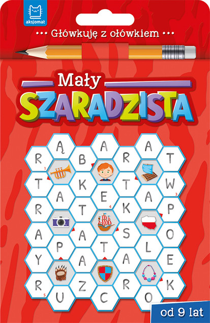 Mały Szaradzista. Książeczka Czerwona Łamigłówki dla Dzieci 7-12 lat