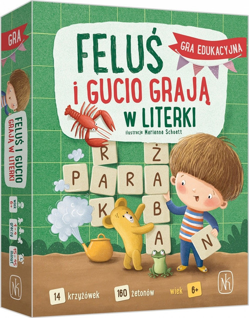 Feluś i Gucio grają w literki Nasza Księgarnia
