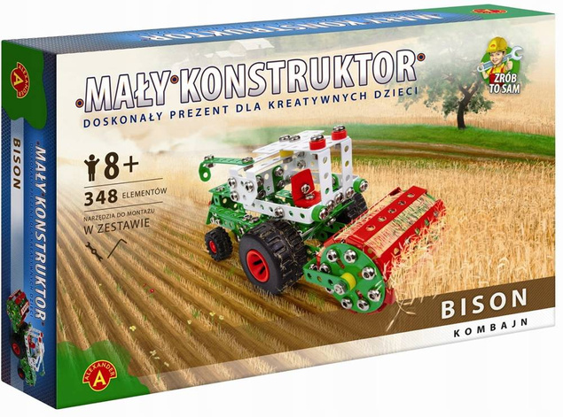 Kreatywna Zabawka Mały Konstruktor Maszyny Rolnicze - BISON