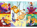 Puzzle 100 Układanka Disney KRÓL LEW Bajki Lwy 5+ Trefl 929305