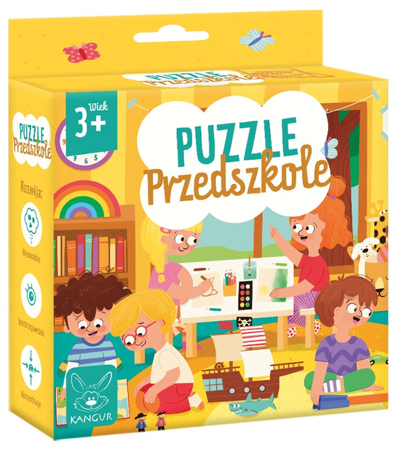Puzzle Przedszkole 30 el. Kangur 3+ Układanka Edukacyjna