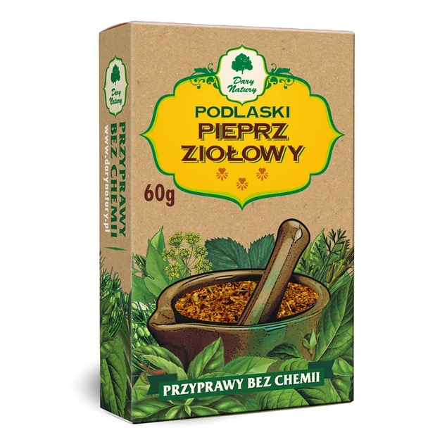 Pieprz ziołowy podlaski Dary Natury 60 g