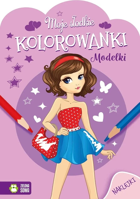 Kolorowanki dla dzieci z modelkami i naklejkami