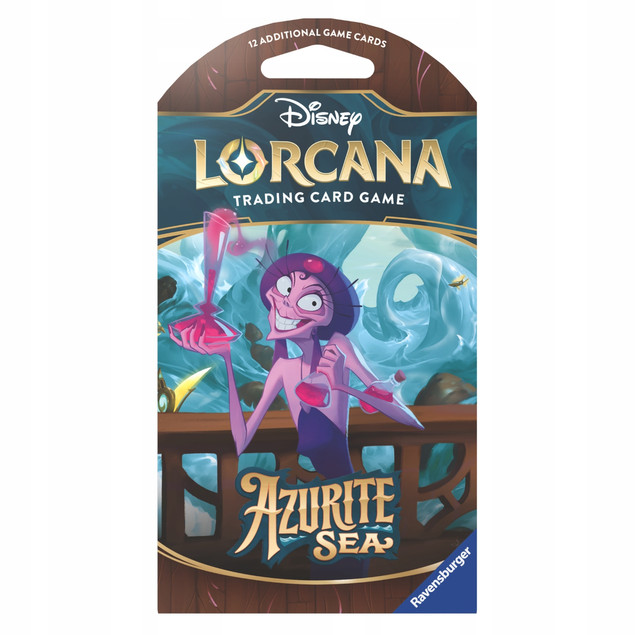Disney Lorcana Azurite Sea Sleeved Booster Pack