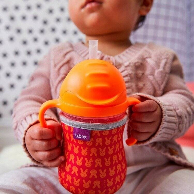 b.box Bidon ze słomką Gelato Blueberry 6 m+ 240 ml