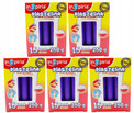 Plastelina FIOLETOWA Komplet 15 Lasek Szkolna Plastyczna 250g Inspiria x5
