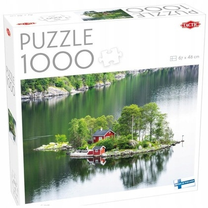 Puzzle Tactic 1000 elementów Scandinavian Cottage | Relaksujący Krajobraz