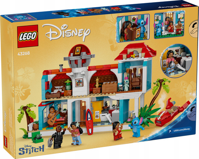 Klocki LEGO® Disney 43268 Domek na plaży Lilo i Stitcha