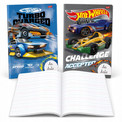 Zestaw 2 zeszytów A4 w trzy linię (kolorowa) 32 kartki UNIPAP Hot Wheels