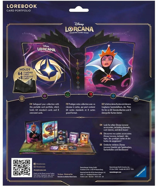Gra kolekcjonerska Disney Lorcana: The First Chapter - Card Portfolio The Queen