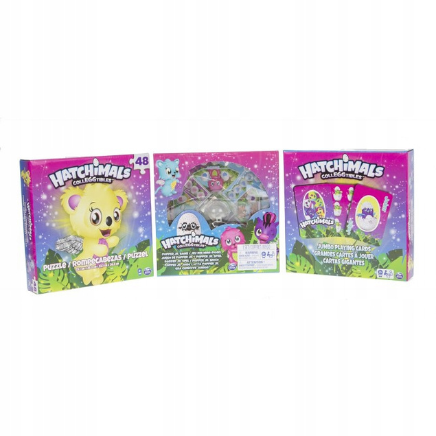 Gry Z Puzzlami Hatchimals Colleggtibles Popper Junior Karty 3+ Spin Master