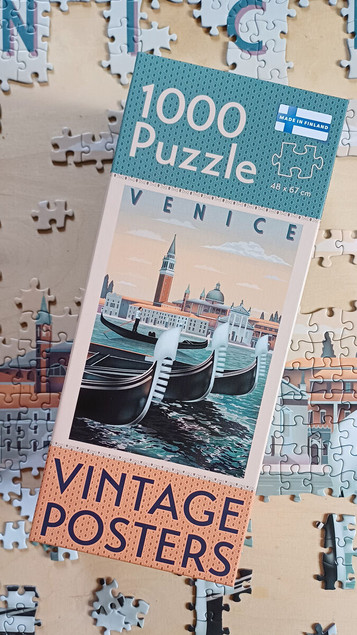 Puzzle Tactic Vintage Wenecja 1000 elementów - Obraz Retro