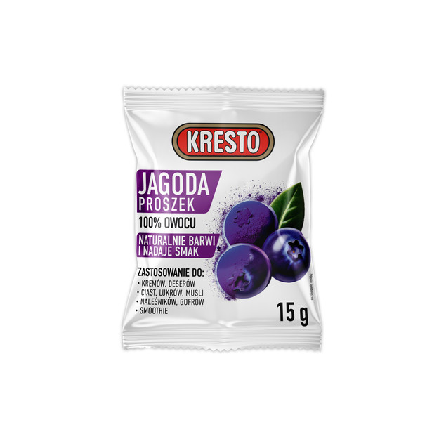 Jagody leśne liofilizowane proszek 15g