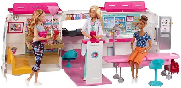 Karetka Mobilna klinika Barbie FRM19 Mattel