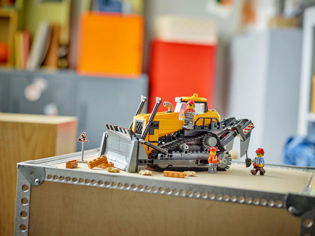 LEGO City 60466 Żółty Buldożer – Realistyczny Zestaw Budowlany