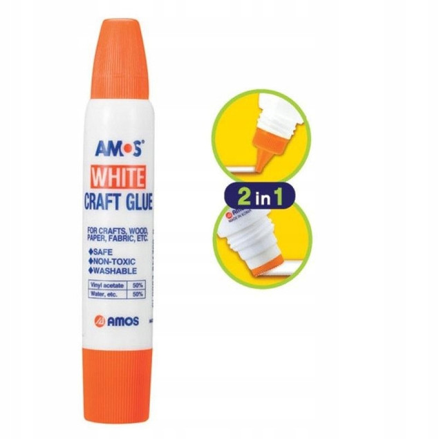 Klej W Płynie Szkolny Magic Magiczny Znikający Biurowy 34ml Amos