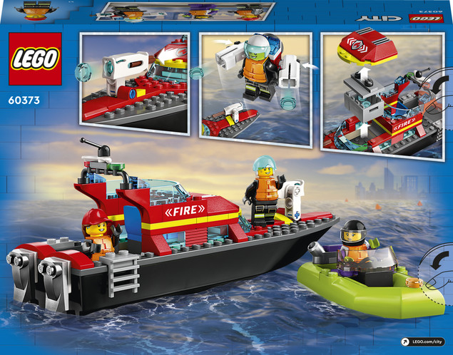 LEGO City Łódź Strażacka 144 el. 5+ 60373