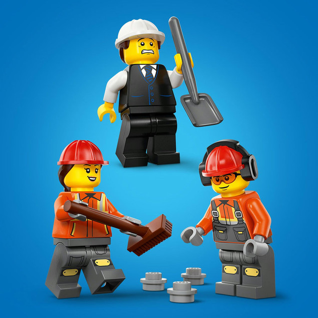 LEGO City 60478 Betoniarka z Bębnem i Minifigurkami