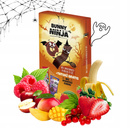 BUNNY NINJA Przekąski Owocowe Zestaw HALLOWEEN + Tatuaż MIX SMAKÓW 6szt.