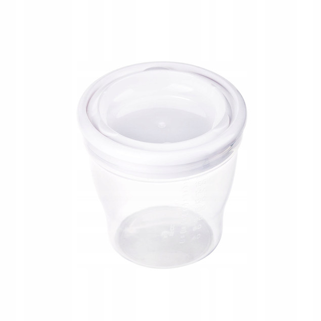 CANPOL Pojemnik Na Pokarm Do Przechowywania Pokarmu 180 ml. 4 szt. 12/204